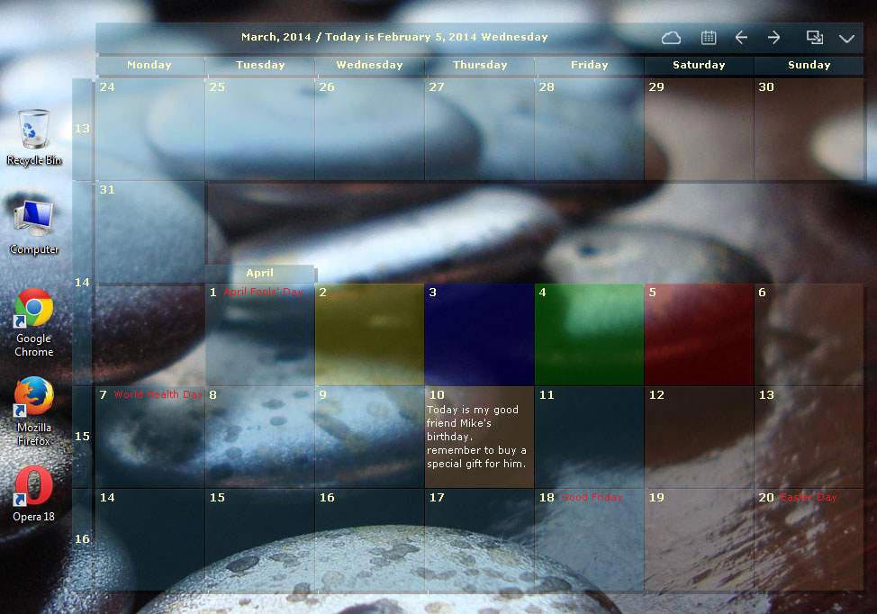 free download calendar planner for desktop