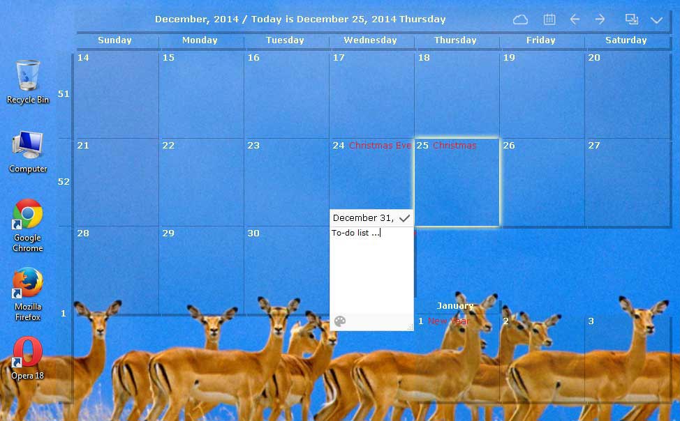 desktop calendar for windows 10 free download